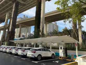 24小時開放！黃浦首個大型公共充電示范站建成投運